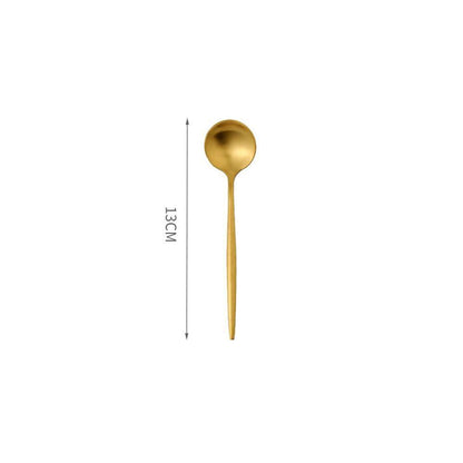 11 Piece Cutlery Set, Gold | Weilai Concept