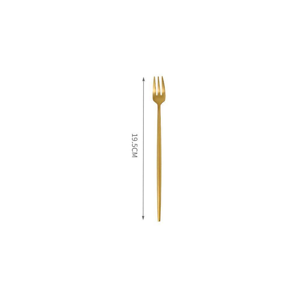 11 Piece Cutlery Set, Gold | Weilai Concept