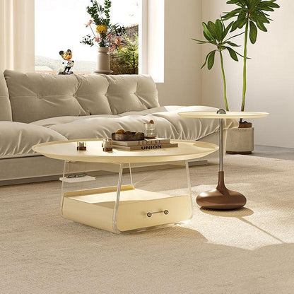 Meral Stylish Coffee Table Set, Stainless Steel | Weilai Concept