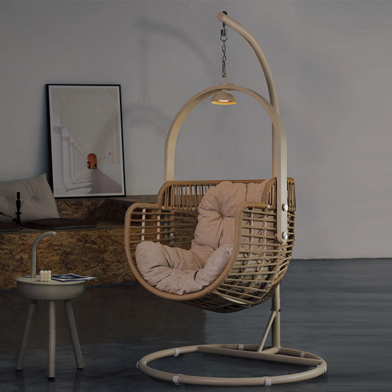 Galilea Rattan Garden Hanging Egg Chair with Stand, Indoor / Outdoor Furniture | Weilai Concept