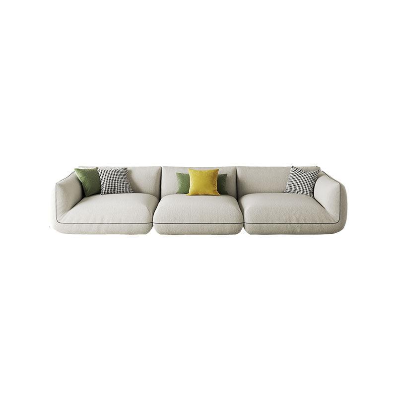 TOFU Agnes Three Seater Corner Sofa, Suede, Modular Sofa | Weilai Concept