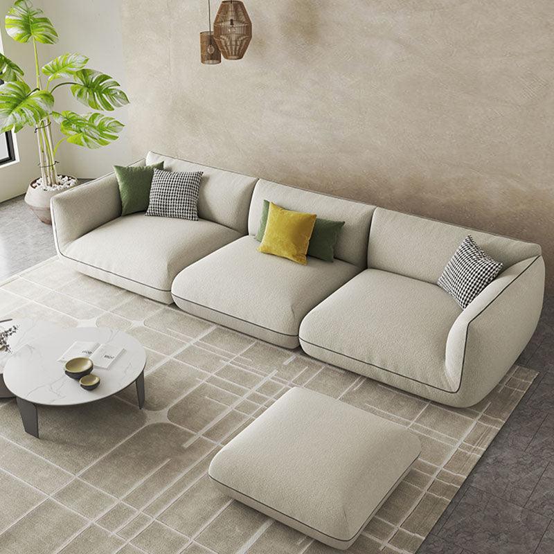 TOFU Agnes Three Seater Corner Sofa, Suede, Modular Sofa | Weilai Concept