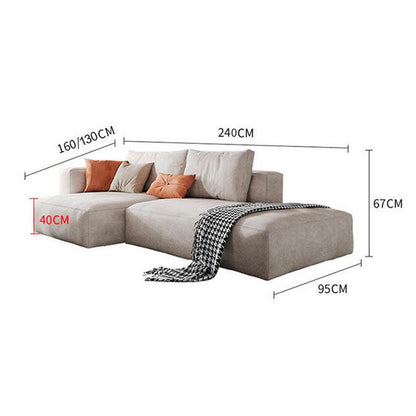 Samona Three Seater Corner Sofa, Leathaire