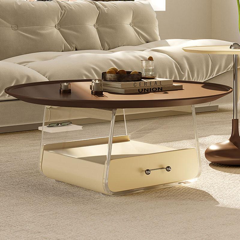 Meral Stylish Coffee Table Set, Stainless Steel | Weilai Concept