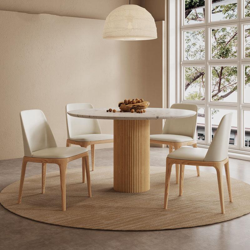 Sienna Round Dining Table, Premium Terrazzo And Wood Base | Weilai Concept