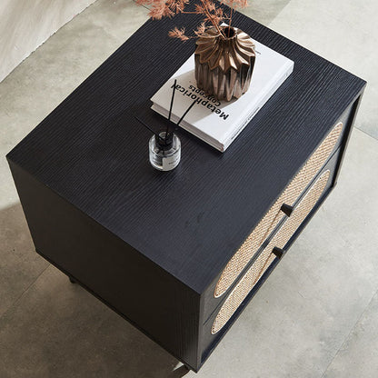 Matthew Bedside Table, Rattan-Weilai Concept