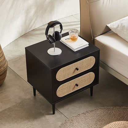 Matthew Bedside Table, Rattan-Weilai Concept