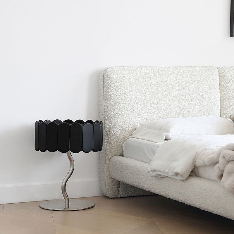 Sinclair Bedside Table, Black-Weilai Concept