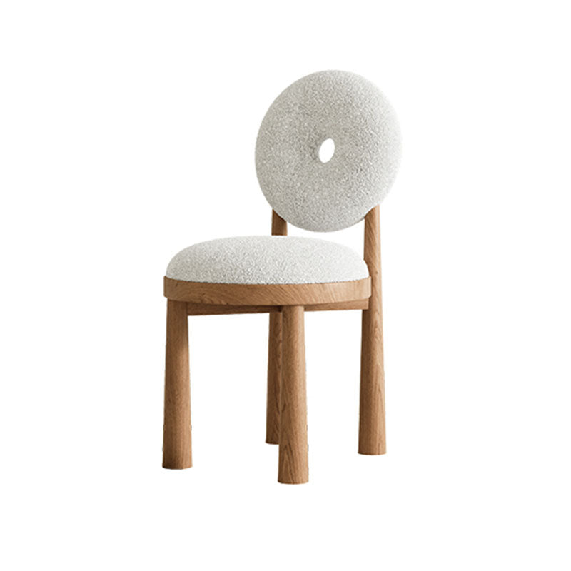 Evelyn Donut Dining Chair, Boucle | Weilai Concept