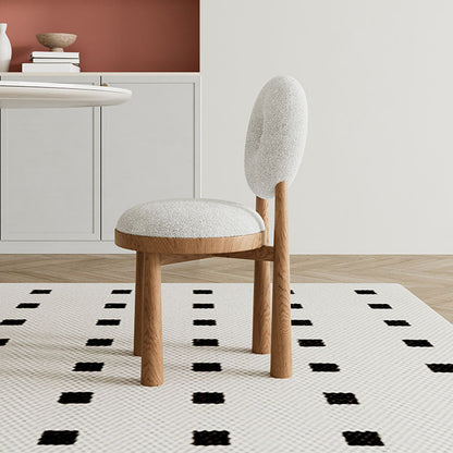 Evelyn Donut Dining Chair, Boucle | Weilai Concept