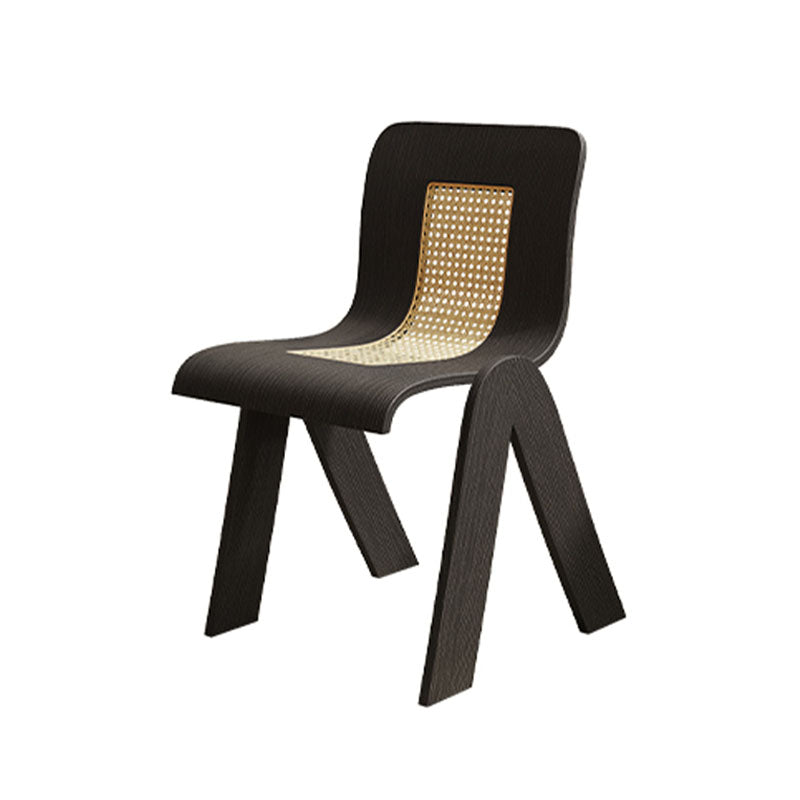 Verna Curve Dining Chair, Black | Weilai Concept