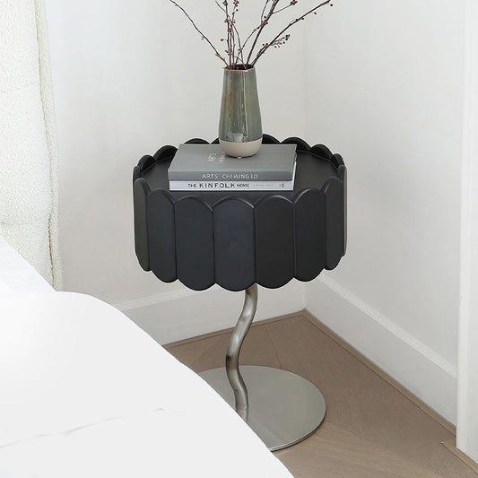 Sinclair Bedside Table, Black-Weilai Concept