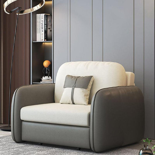 Caio Two Seater Sofa Bed, Single Sofa Bed, Leathaire | Weilai Concept