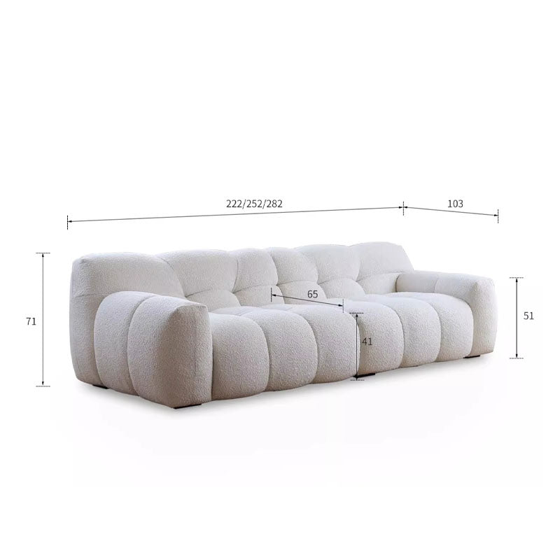 Tasya Three Seater Sofa, Cashmere-Weilai Concept