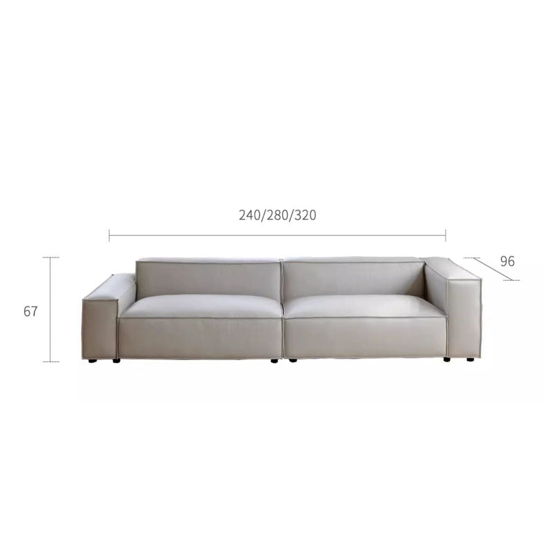 Ximenes Two Seater Sofa, Leathaire-Weilai Concept