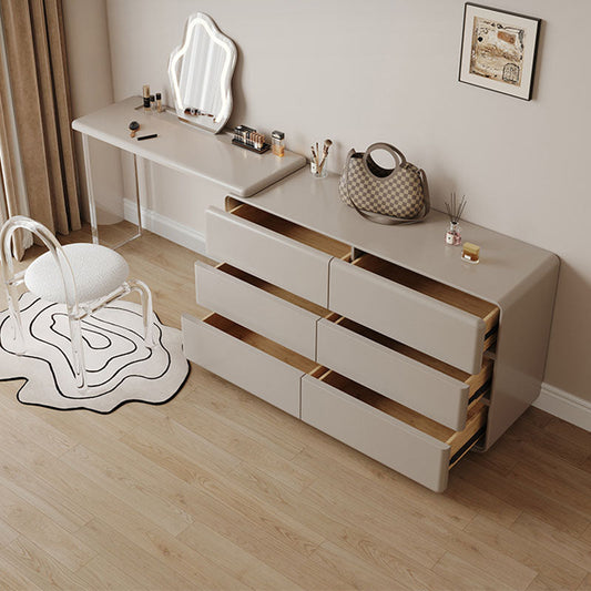 Dominic Dressing Table With Sideboard and LED Mirror-Weilai Concept