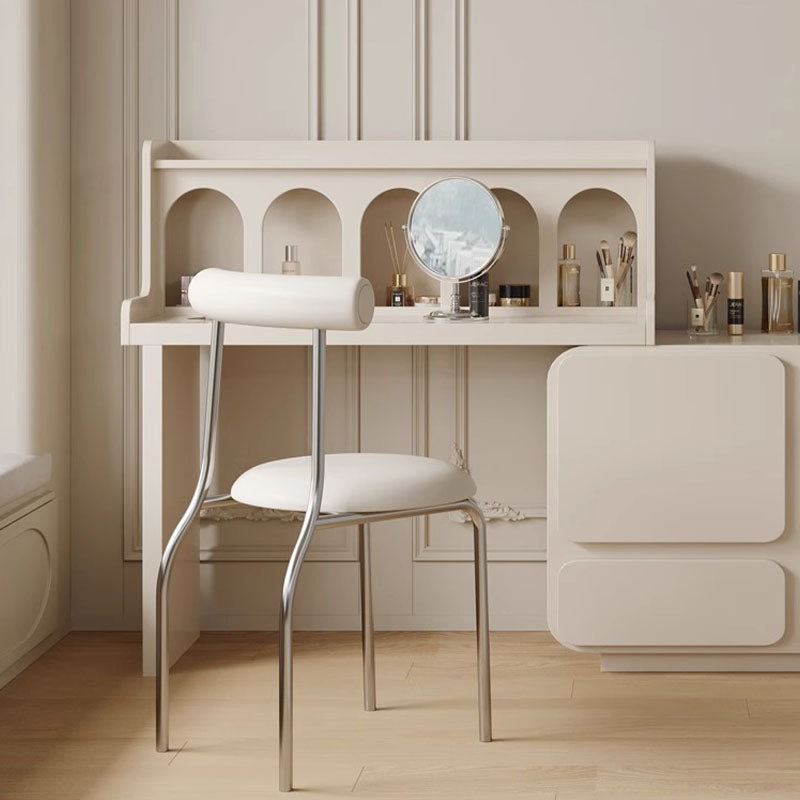 Dinah Dressing Table With Sideboard, Cream or Black-Weilai Concept