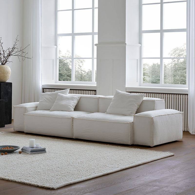 Zaavan Modular Two Sofa, Linen-Weilai Concept