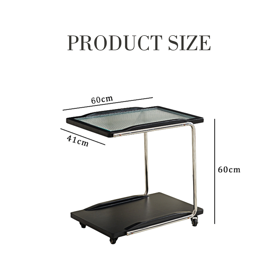 Demetrius Side Table, Black-Weilai Concept