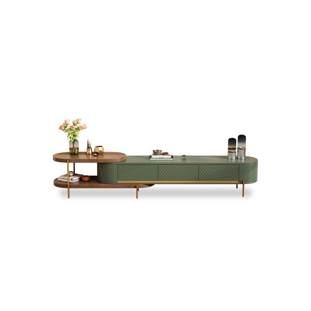 Bagnell Nesting Coffee Table, Walnut, Extendable Coffee Table & TV Stand | Weilai Concept