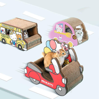 Pipi's Car, Cat Scratching Post, Cat Scratchers, Cat Toy, Cardboard | Weilai Concept