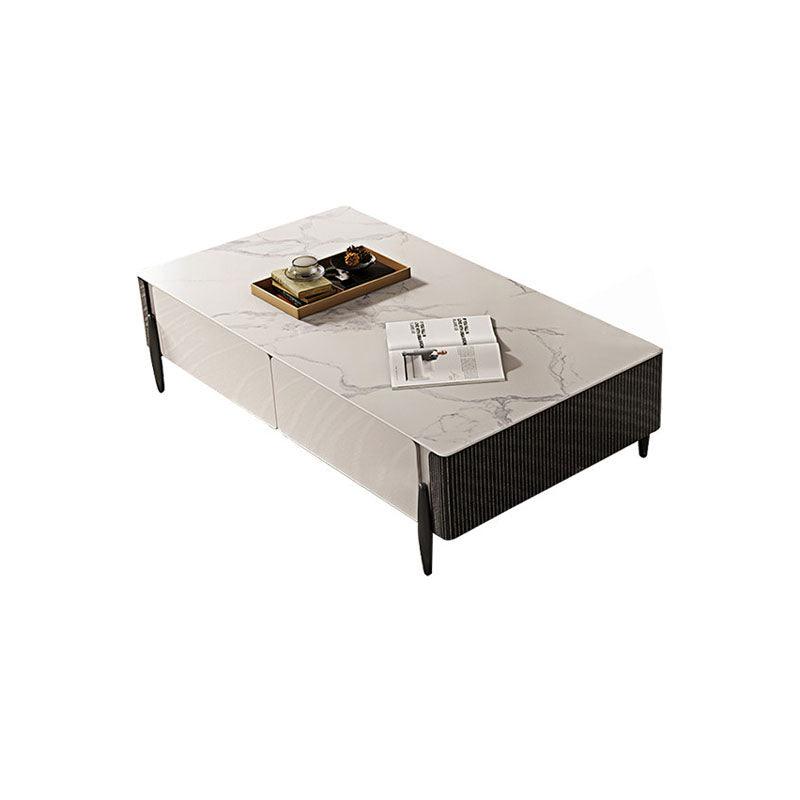 LUOLUO Rectangular Coffee Table With TV Stand | Weilai Concept