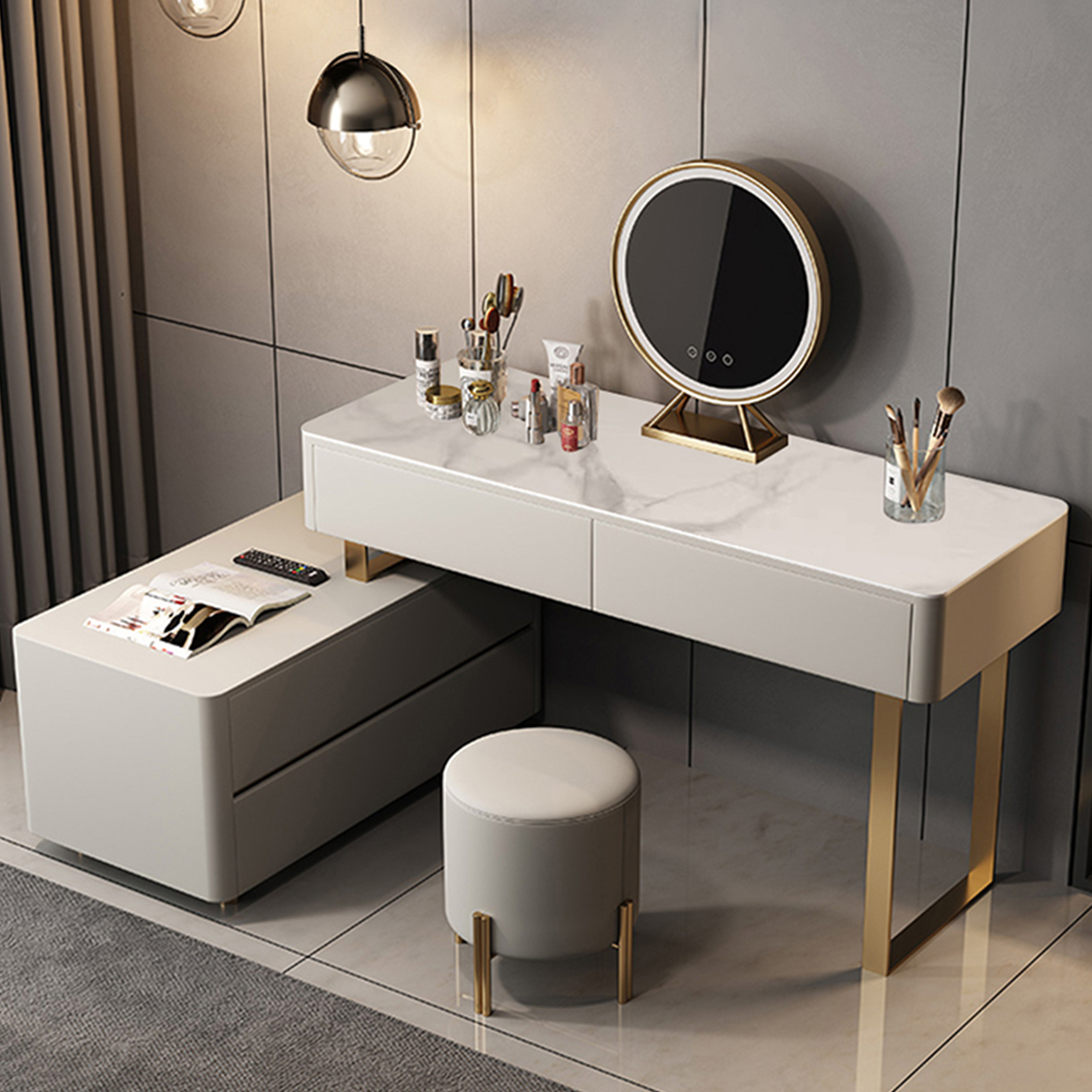 Maynard Dressing Table With Sideboard-Weilai Concept