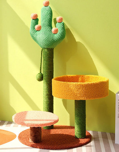 Ola's Cactus with Bed, Cat Toy, Climbing tree | Weilai Concept