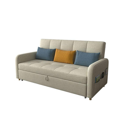 ML203 Three Seater Sofa Bed, Linen | Weilai Concept