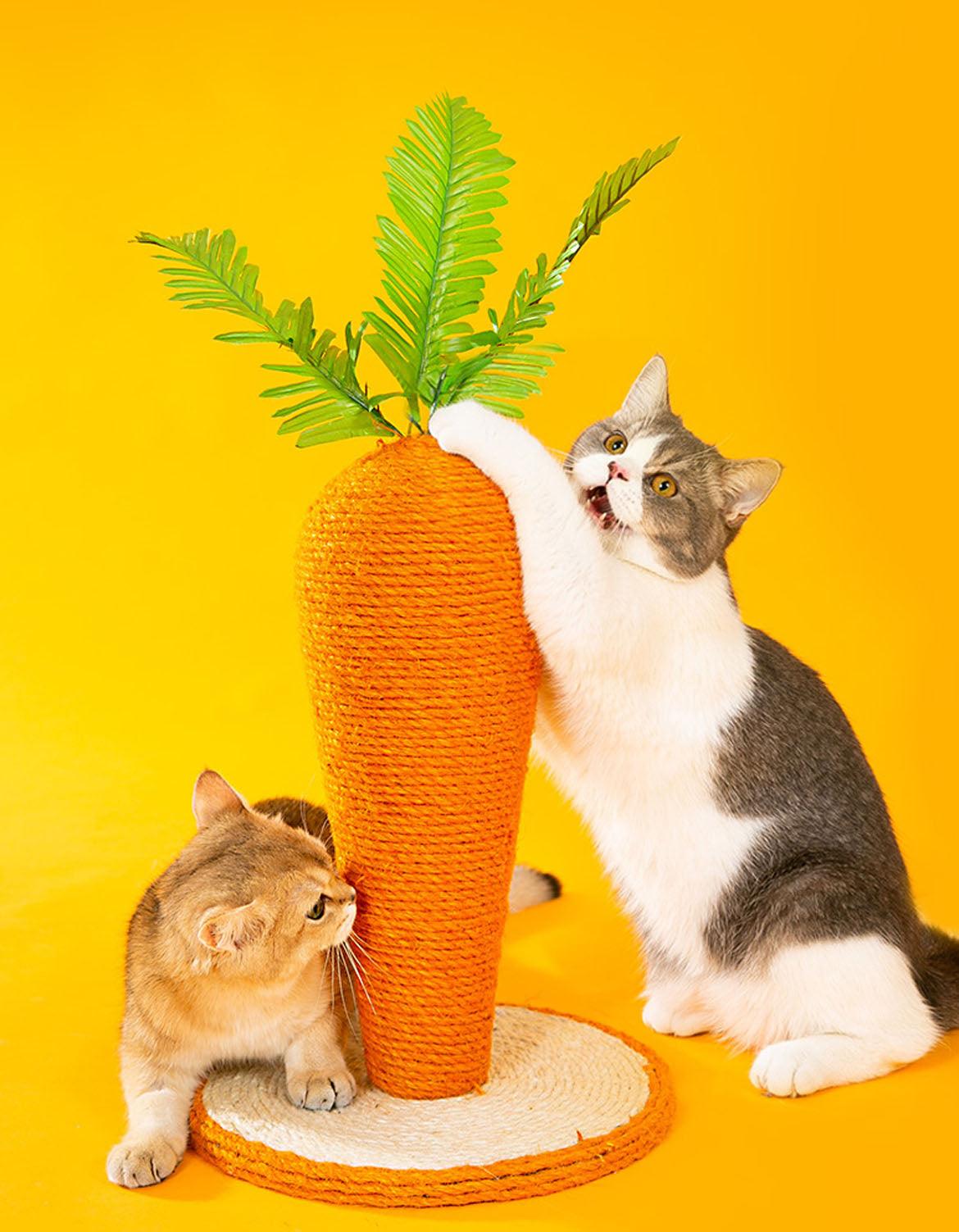 Calo's Carrot, Cat Toy, Hemp Rope, Cat Scratcher | Weilai Concept