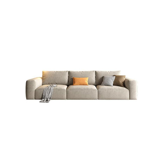 Lionel Three Seater Sofa, Linen | Weilai Concept