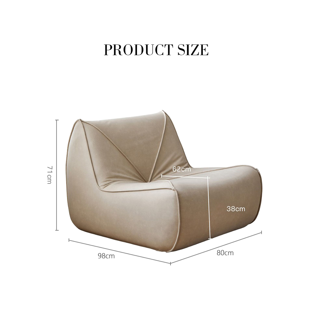 Asaro Lounge Chair For Living Room, Leathaire-Weilai Concept