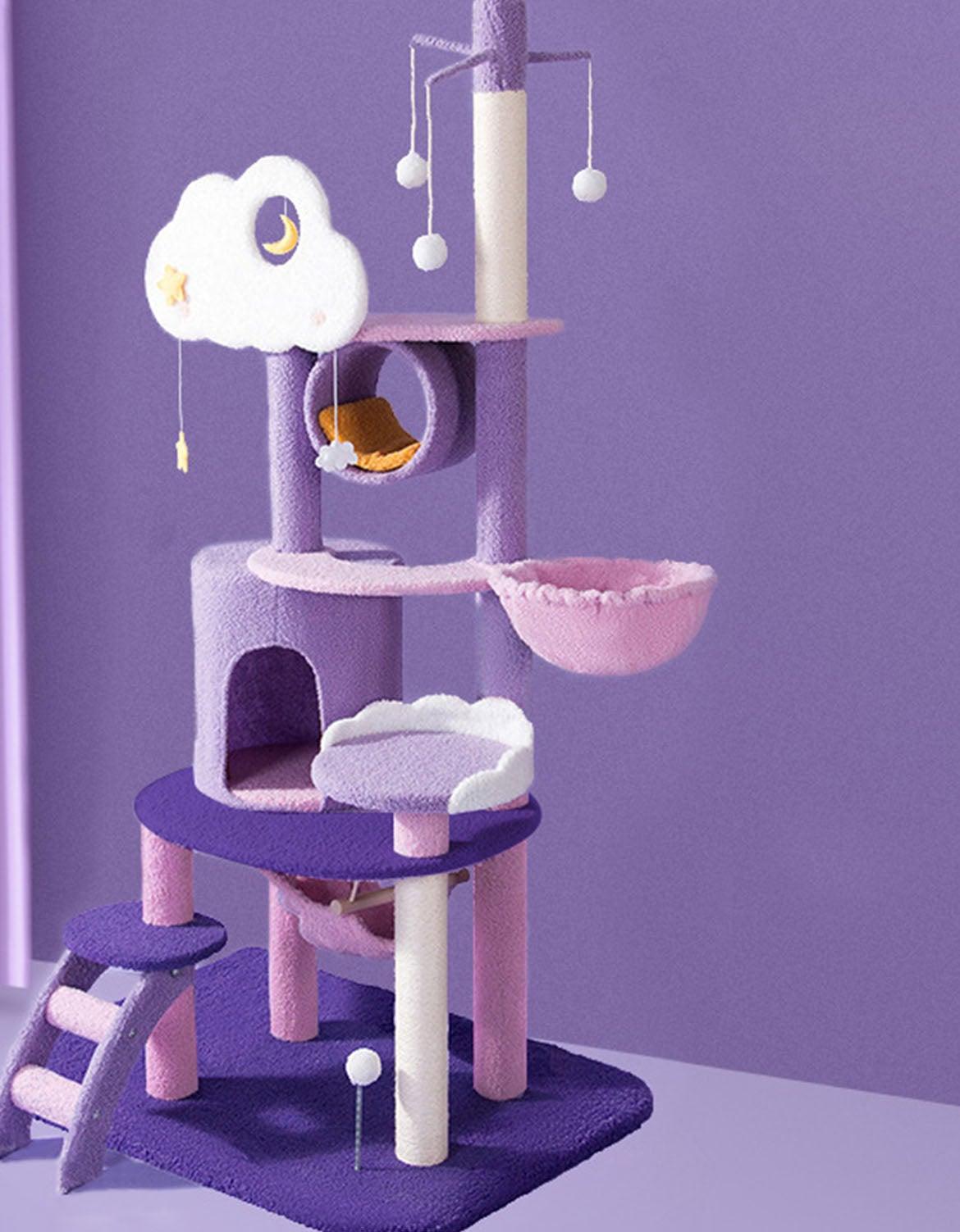 Alexia Purple Moon Cat Climber, Cat Tree, Small | Weilai Concept