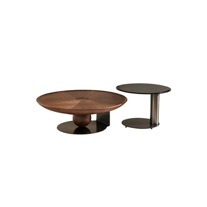 Ian Round Coffee Table Set, Solid Wood | Weilai Concept