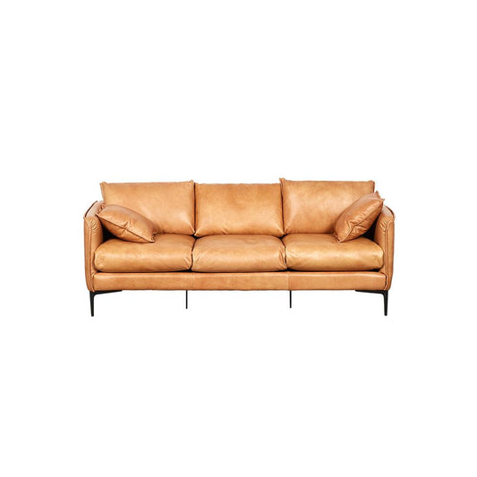 Kiley Three Seater Sofa, Cow Leather | Weilai Concept