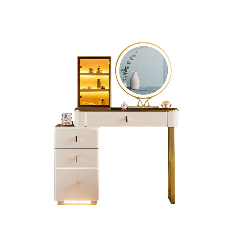 Isai Extendable Dressing Table With LED Mirror | Weilai Concept