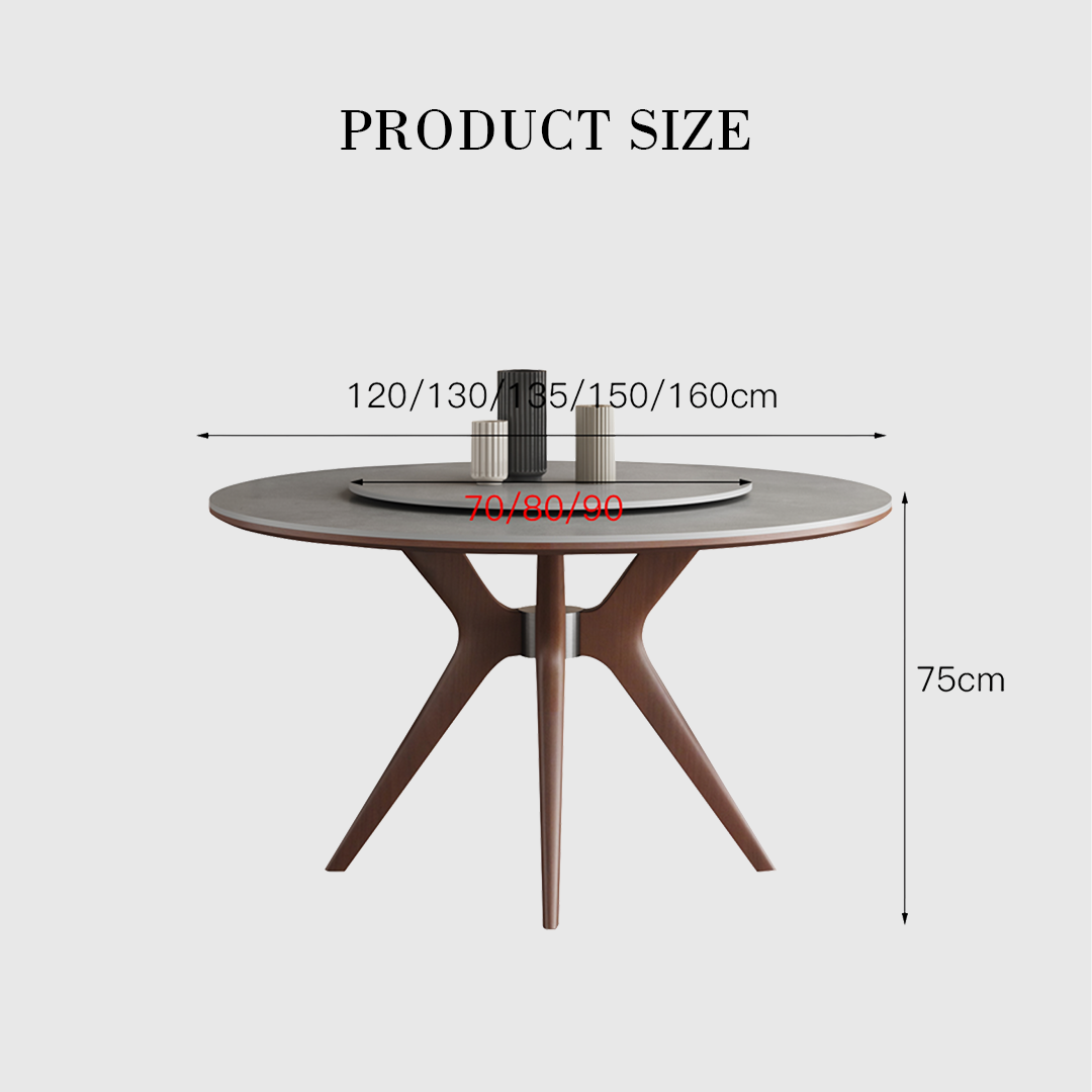 Leah Round Dining Table Set-Weilai Concept