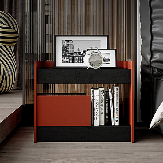 Isolde Wooden Bedside Table-Weilai Concept