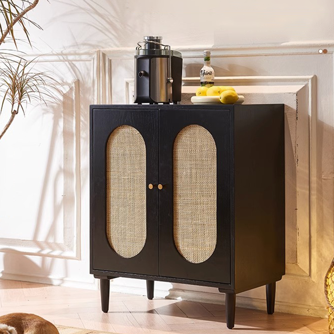 Beatrix Retro Rattan Sideboard-Weilai Concept