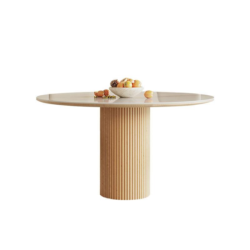 Sienna Round Dining Table, Premium Terrazzo And Wood Base | Weilai Concept