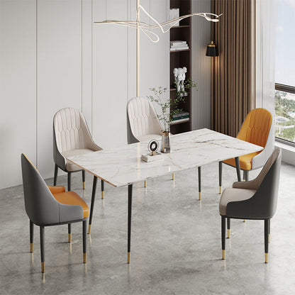 Scott Dining Chair, PU Leather | Weilai Concept