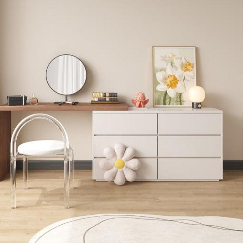 Nevada Dressing Table with Drawers & Stool | Weilai Concept