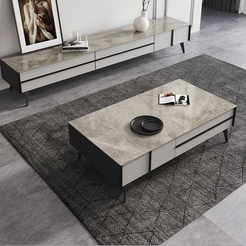 Ohyama Living Room Table Set, Coffee Table, TV Stand | Weilai Concept