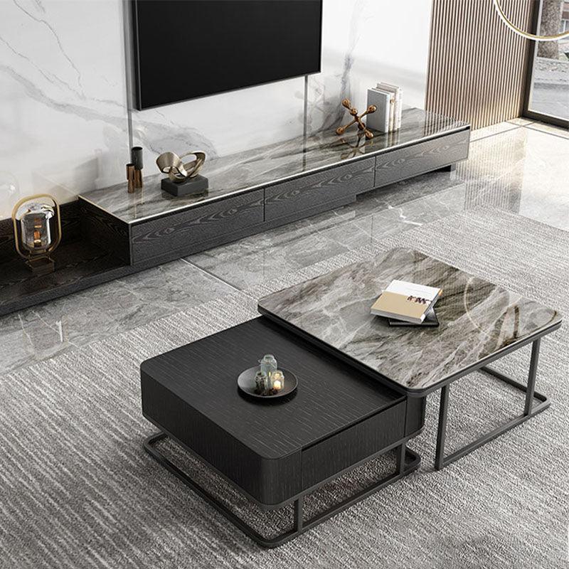 Nathan Nesting Coffee Table Set, Sintered Stone | Weilai Concept