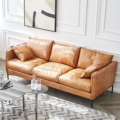 Kiley Three Seater Sofa, Cow Leather | Weilai Concept