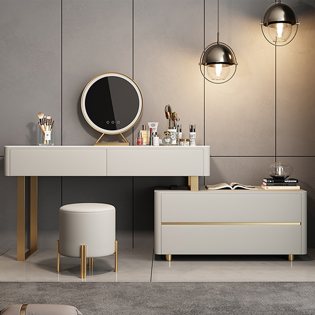 Maynard Dressing Table With Sideboard-Weilai Concept