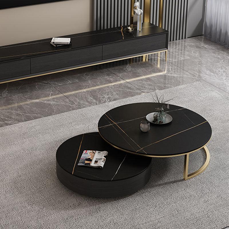 Bigbiglife Nesting Coffee Table With TV Stand, Sintered Stone | Weilai Concept