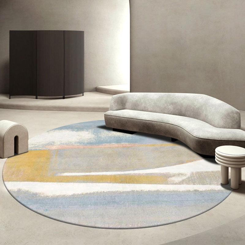 Halo Round Wool Rug, Various Shapes Available | Weilai Concept