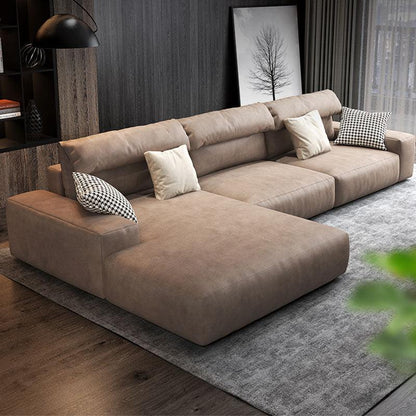 Montgomery Three Seater Corner Sofa, Leathaire | Weilai Concept