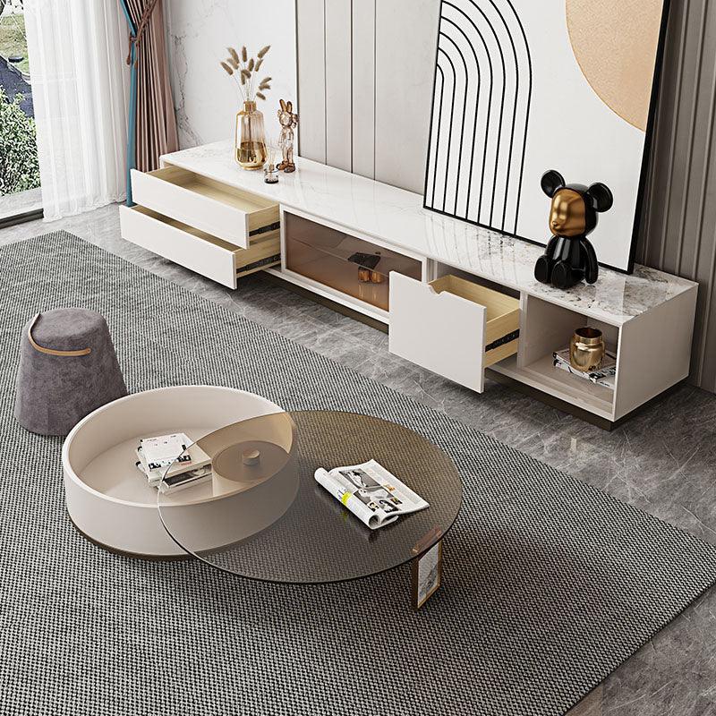 Sogo Round Coffee Table Set With TV Stand | Weilai Concept